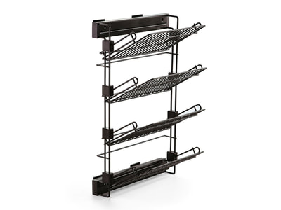 lateral pull-out shoe rack